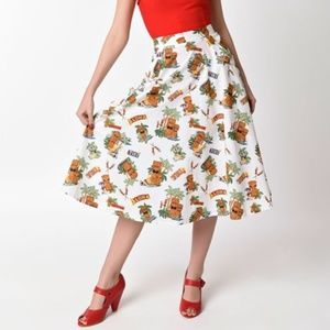 Banned Tiki Dreamer skirt Pinup Rockabilly vintage Retro